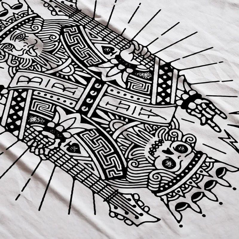 Burly King of Spades tshirt